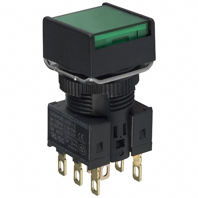 OMRON A16 □-P series: button switch (separate type) (with light · without light) (platinum 16) - A16-AGM-2P