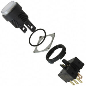 OMRON A16 □-P series: button switch (separate type) (with light · without light) (platinum 16) - A165-TWM-2P