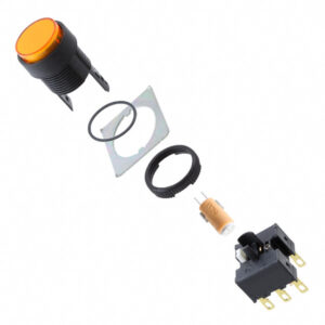 OMRON A16 □-P series: button switch (separate type) (with light · without light) (platinum 16) - A165-TPYM-2P
