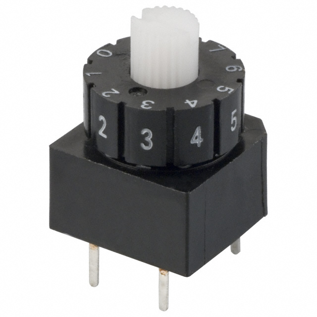 OMRON A6A series: Rotary DIP switch (high seal · IEC IP64) - A6A-10RW
