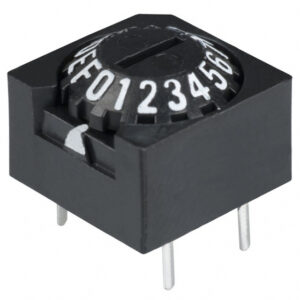 OMRON A6A series: Rotary DIP switch (high seal · IEC IP64) - A6A-16C