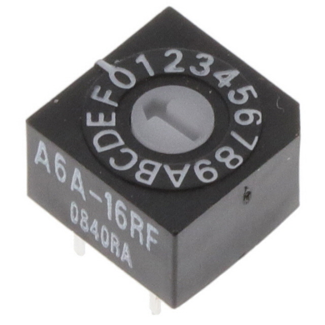 OMRON A6A series: Rotary DIP switch (high seal · IEC IP64) - A6A-16RF