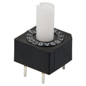OMRON A6A series: Rotary DIP switch (high seal · IEC IP64) - A6A-16CS