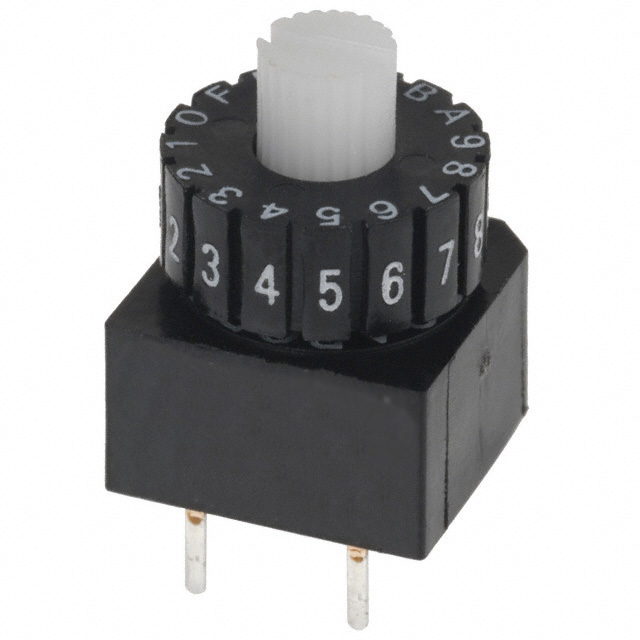 OMRON A6A series: Rotary DIP switch (high seal · IEC IP64) - A6A-16CW