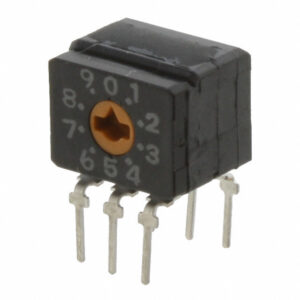 OMRON A6C/A6CV series: Rotary DIP switch (DIL-IC shape · internal seal) - A6CV-10R