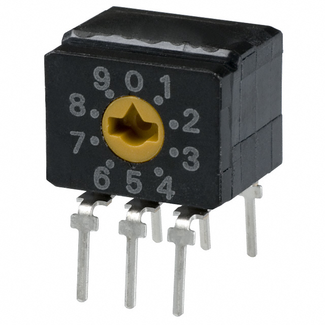 OMRON A6C/A6CV series: Rotary DIP switch (DIL-IC shape · internal seal) - A6CV-16R