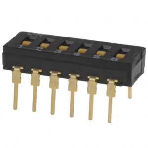 OMRON A6D/A6DR series: Slide keys DIP switch - A6D-6100