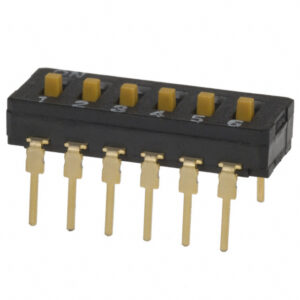 OMRON A6D/A6DR series: Slide keys DIP switch - A6D-6103