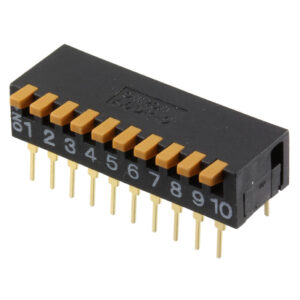 OMRON A6D/A6DR series: Slide keys DIP switch - A6DR-0100