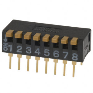 OMRON A6D/A6DR series: Slide keys DIP switch - A6DR-8100