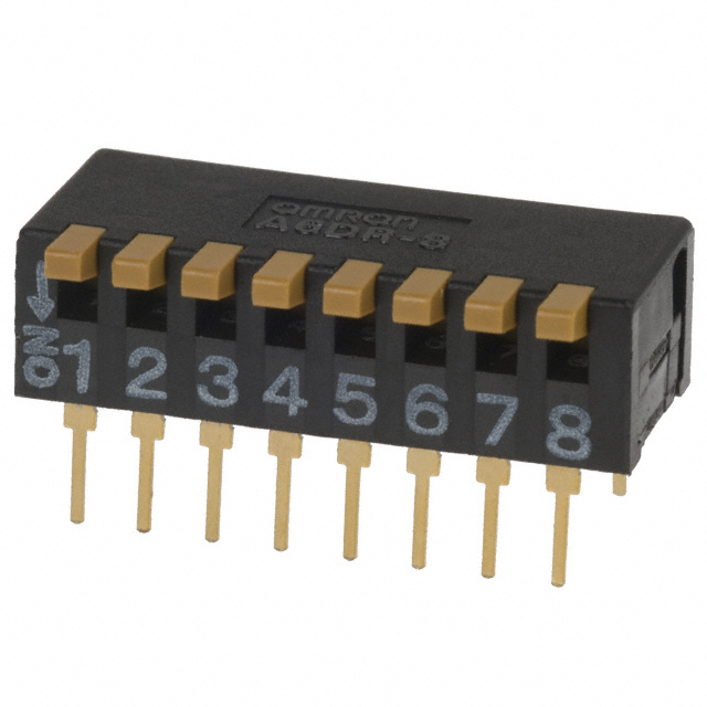 OMRON A6D/A6DR series: Slide keys DIP switch - A6DR-8100