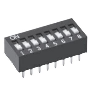 OMRON A6E-N series: sliding DIP switch (box shape · substrate insertion type) - A6E-8101-N