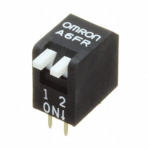 OMRON A6FR series: Keys DIP switch (box shape · substrate insertion type) - A6FR-2104