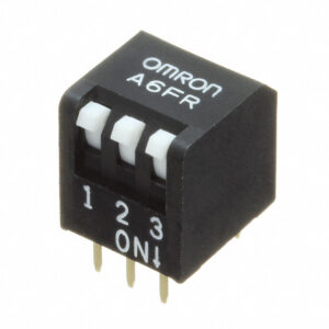 OMRON A6FR series: Keys DIP switch (box shape · substrate insertion type) - A6FR-3101
