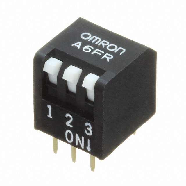 OMRON A6FR series: Keys DIP switch (box shape · substrate insertion type) - A6FR-3101