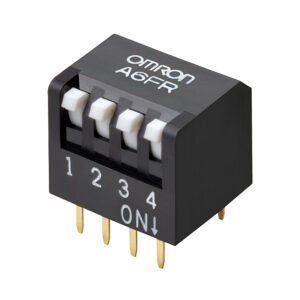 OMRON A6FR series: Keys DIP switch (box shape · substrate insertion type) - A6FR-4101