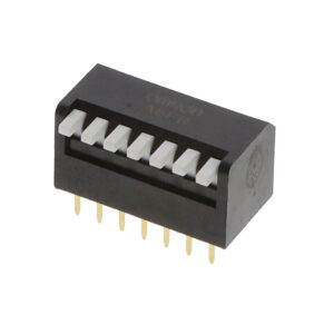 OMRON A6FR series: Keys DIP switch (box shape · substrate insertion type) - A6FR-7104