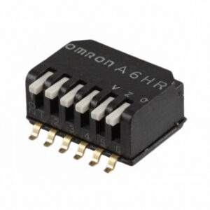 OMRON A6HR series: Keys DIP switch (half pitch) - A6HR-6104-R100