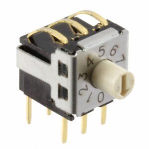 OMRON A6K/A6KS series: Rotary DIP switch - A6KV-104RS