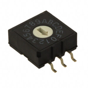 OMRON A6RS series: Rotary DIP switch (surface mounted · Economical) - A6RS-162RF-R100