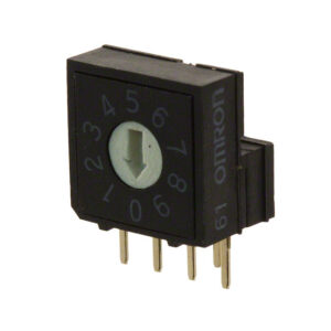 OMRON A6R/A6RV series: Rotary DIP switch (economical) - A6RV-102RF