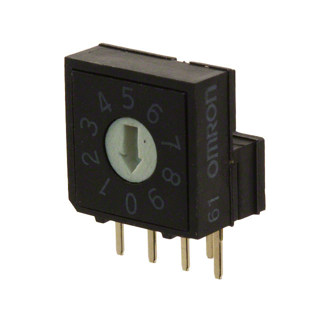OMRON A6R/A6RV series: Rotary DIP switch (economical) - A6RV-102RF