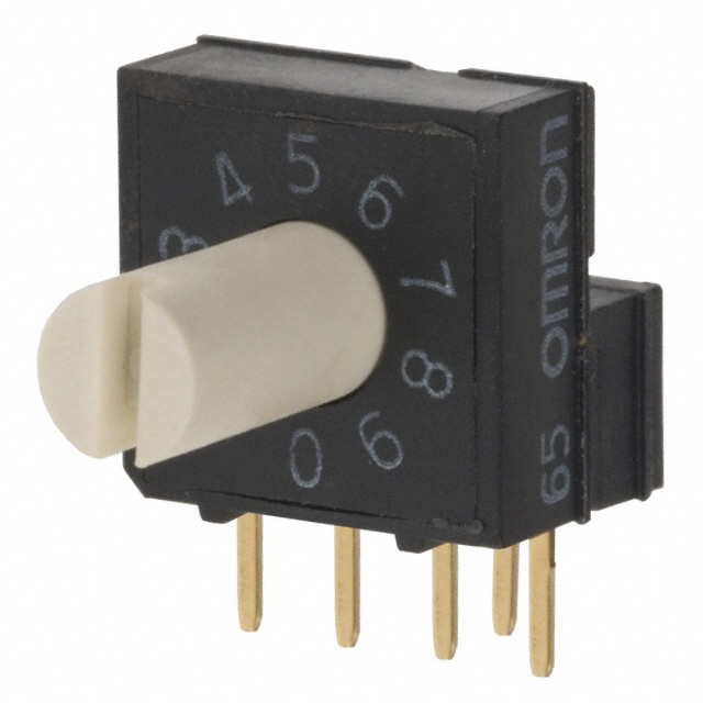 OMRON A6R/A6RV series: Rotary DIP switch (economical) - A6RV-102RS