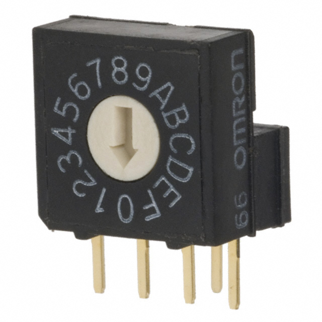 OMRON A6R/A6RV series: Rotary DIP switch (economical) - A6RV-162RF