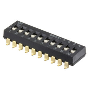 OMRON A6SN series: Slide DIP switch (surface mounted) - A6SN-0104-R100