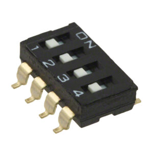 OMRON A6SN series: Slide DIP switch (surface mounted) - A6SN-4104-R100