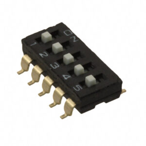 OMRON A6SN series: Slide DIP switch (surface mounted) - A6SN-5104-R100