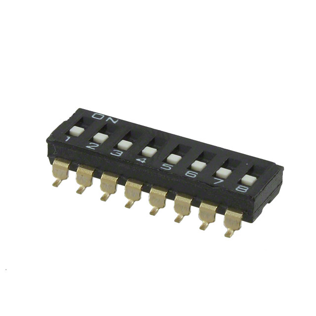 OMRON A6SN series: Slide DIP switch (surface mounted) - A6SN-8104-P