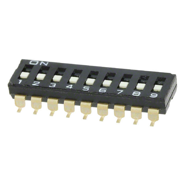 OMRON A6SN series: Slide DIP switch (surface mounted) - A6SN-9104-R100