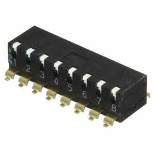 OMRON A6SR series: Keys DIP switch (surface mounted) - A6SR-8104-R100