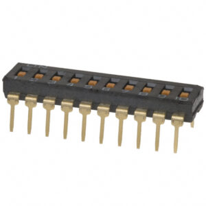 OMRON A6T series: sliding DIP switch (terminal type for printed substrate) - A6T-0104