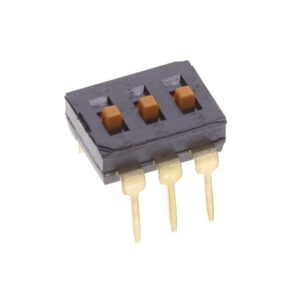 OMRON A6T series: sliding DIP switch (terminal type for printed substrate) - A6T-3104