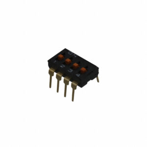 OMRON A6T series: sliding DIP switch (terminal type for printed substrate) - A6T-4104