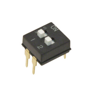 OMRON A6TN series: sliding DIP switch (blade type high voltage contact) - A6TN-2104