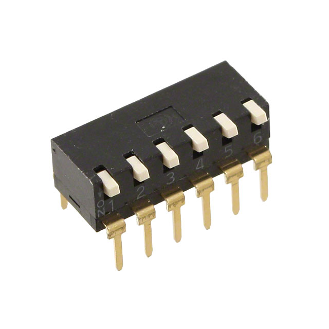 OMRON A6TR series: Keys DIP switch (thin · Terminal for printed substrate) - A6TR-6104