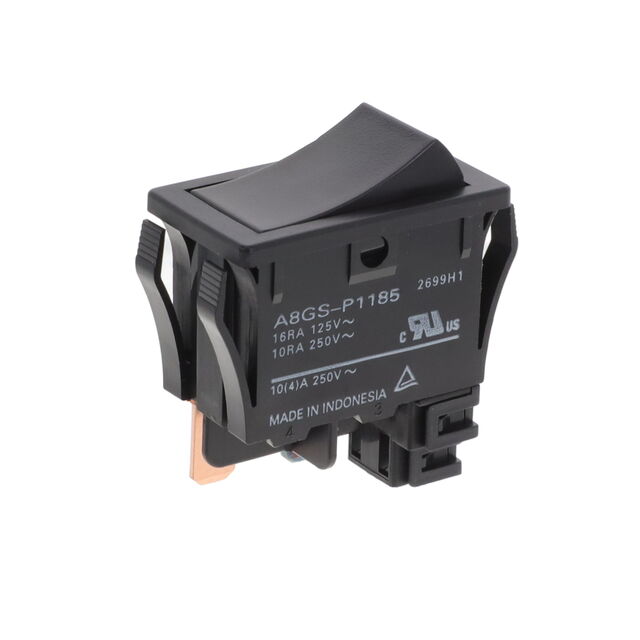 OMRON A8GS series: remote reset boat-shaped switch - A8GS-P1383