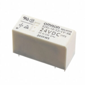 OMRON G2RL series: PCB Power Relay (1 pole/SPST-NO(1a) large capacity and high temperature type) - G2RL-1A-E2-CV-HA-DC24