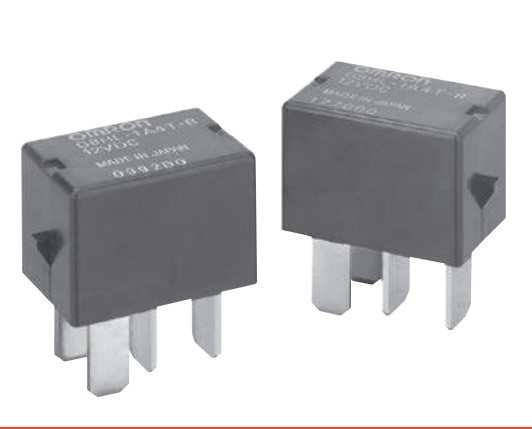 OMRON G8HL series: Vehicle-mounted DC12V low-profile miniature ISO plug-in relay (1 pole/1a) - G8HL-1A4T-R DC12